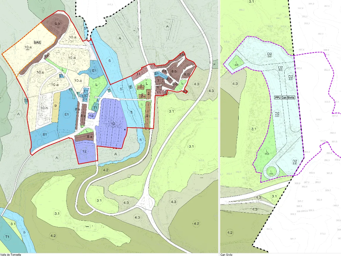 Avanç del Pla d'ordenació urbanística municipal de Sant Mateu de Bages