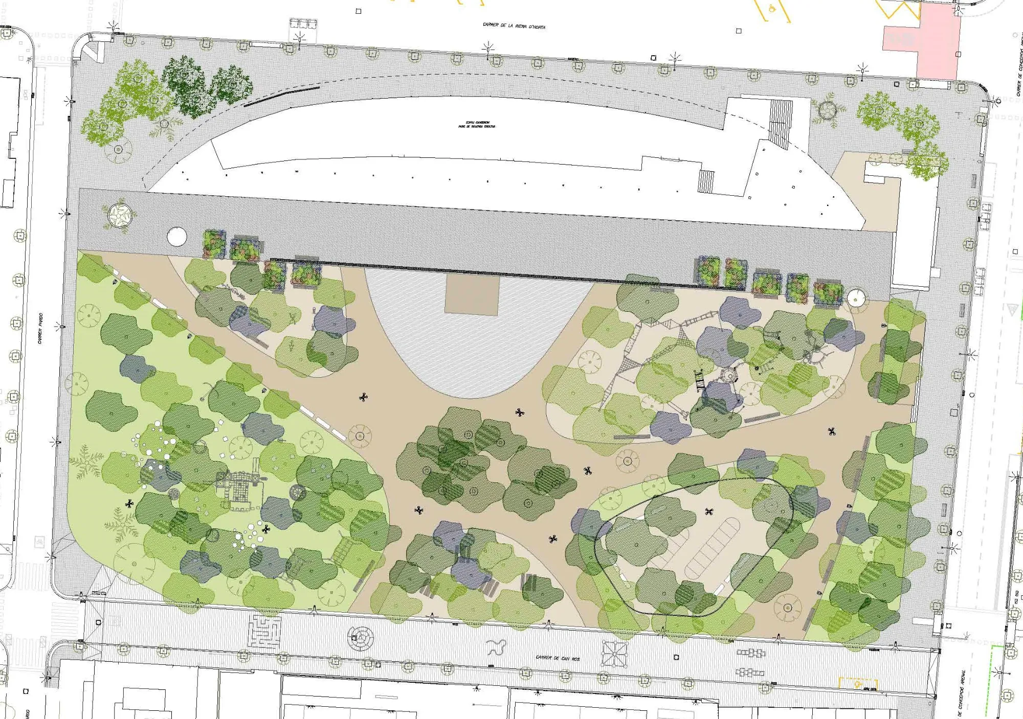 EP reurbanitzacio Canodrom 03 Estudis previs per a la reurbanització de la Plaça del Canòdrom