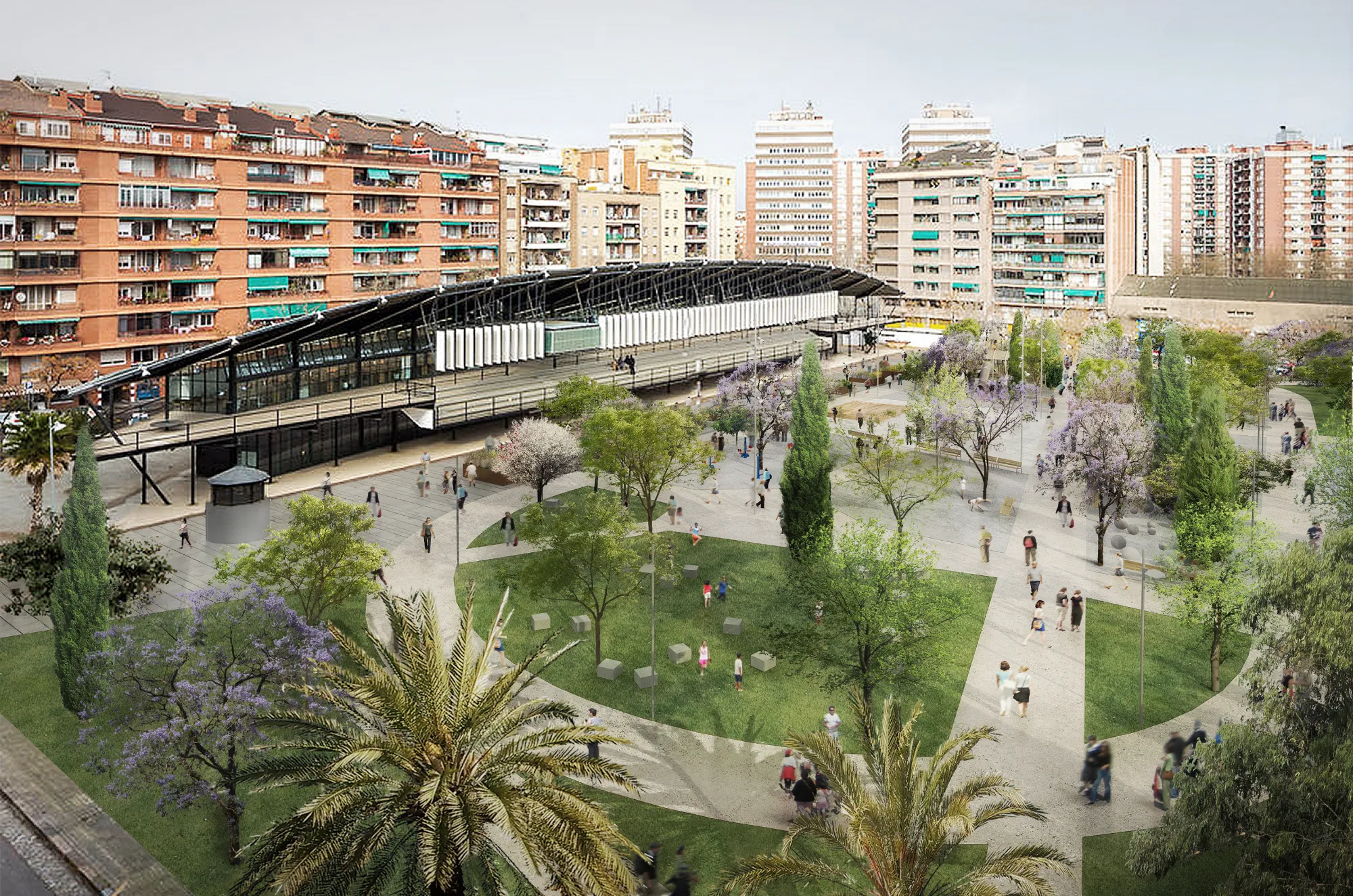 EP reurbanitzacio Canodrom 06 Estudis previs per a la reurbanització de la Plaça del Canòdrom