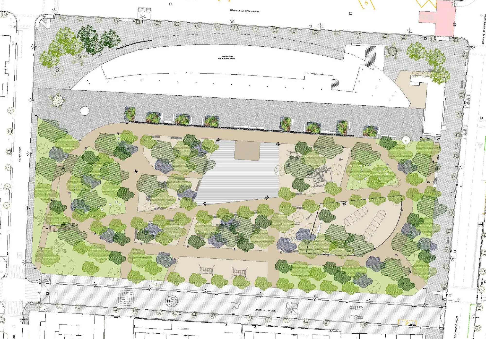 EP reurbanitzacio Canodrom 07 Estudis previs per a la reurbanització de la Plaça del Canòdrom