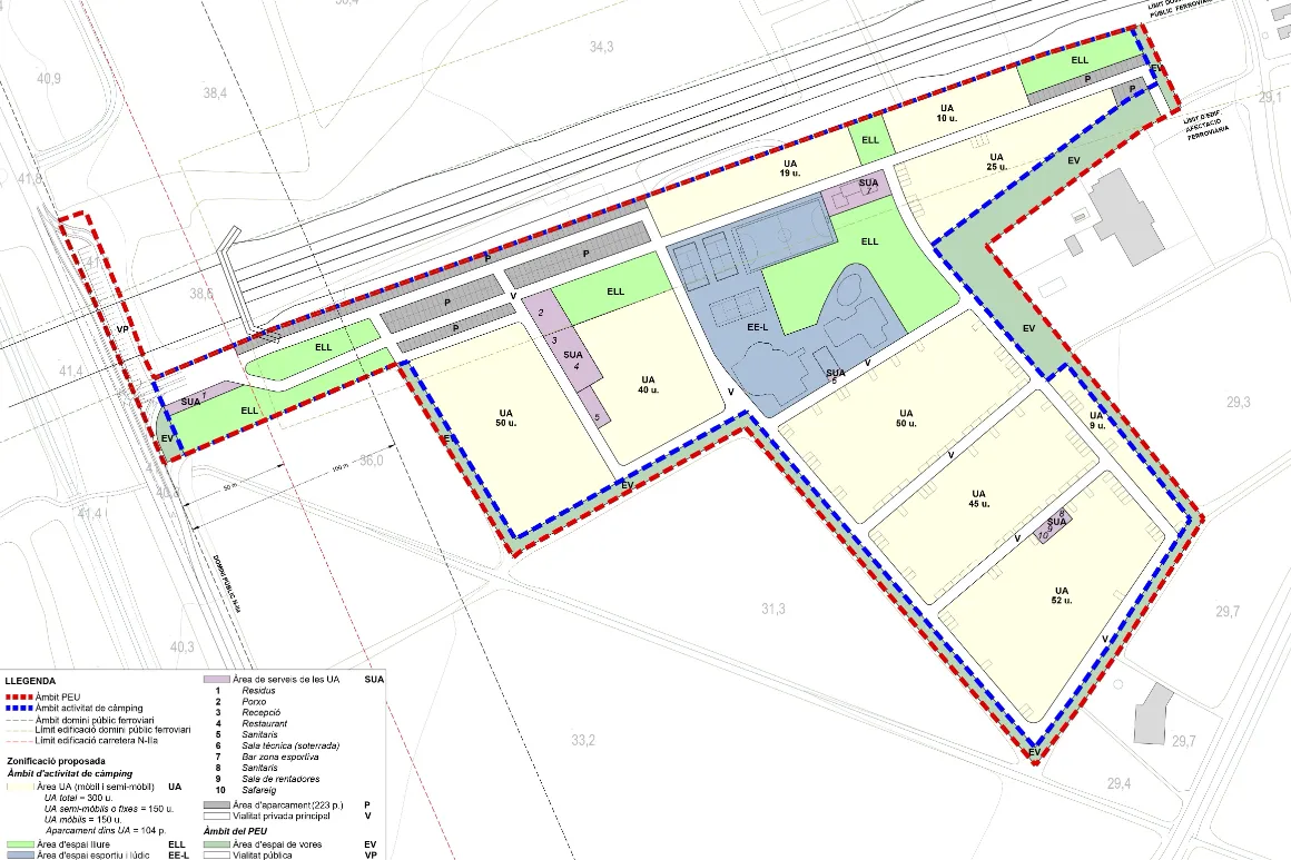 Pla especial del Càmping POUS