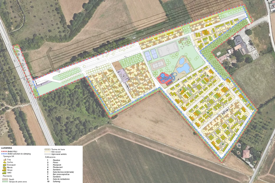 Pla especial del Càmping POUS