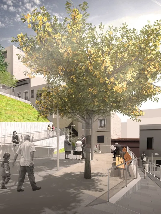 Projecte d’arranjament i implantació d’ascensor inclinat al carrer Alguer