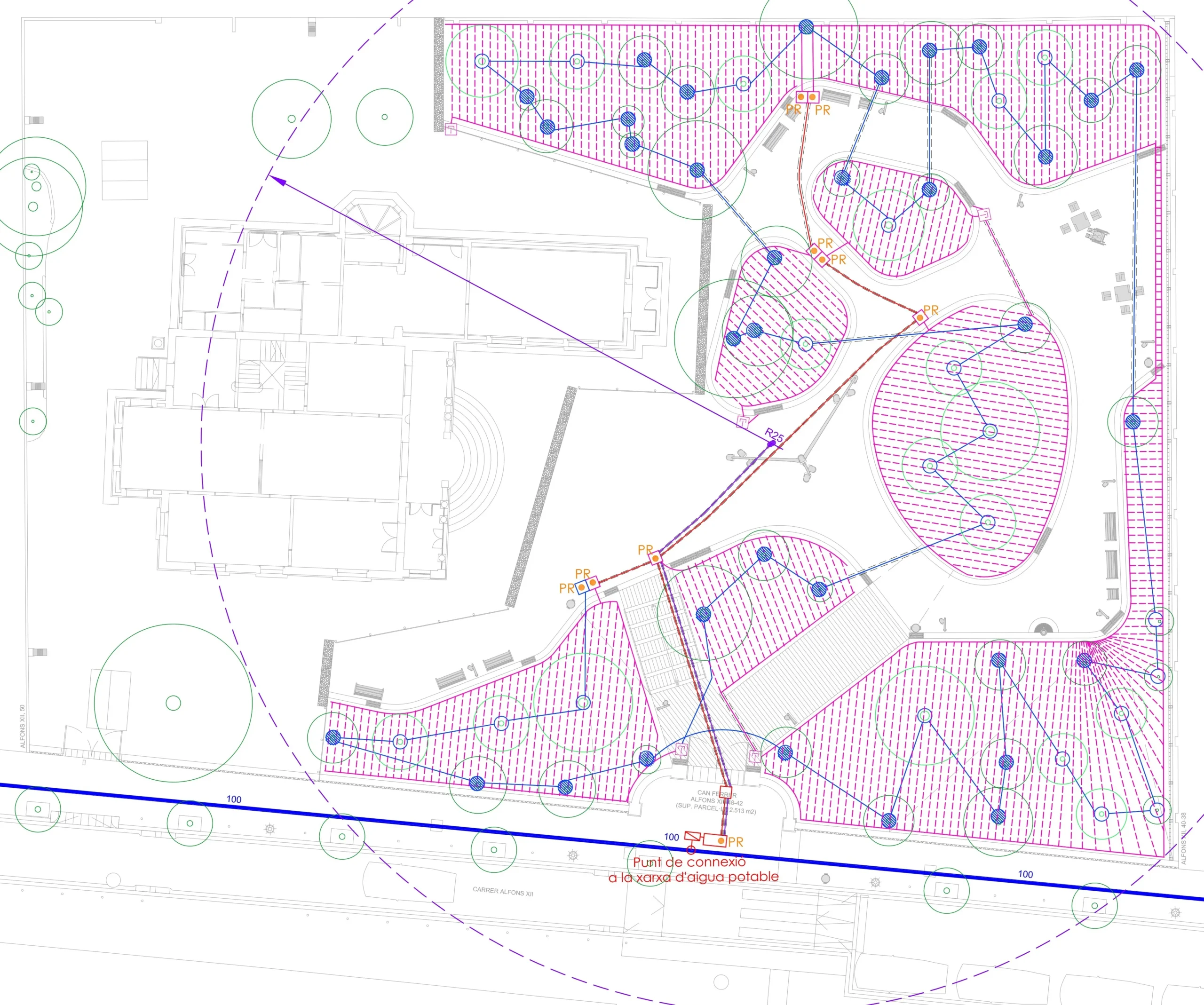 Jardins de Can Ferrer 13 Projecte de reurbanització dels Jardins de Can Ferrer