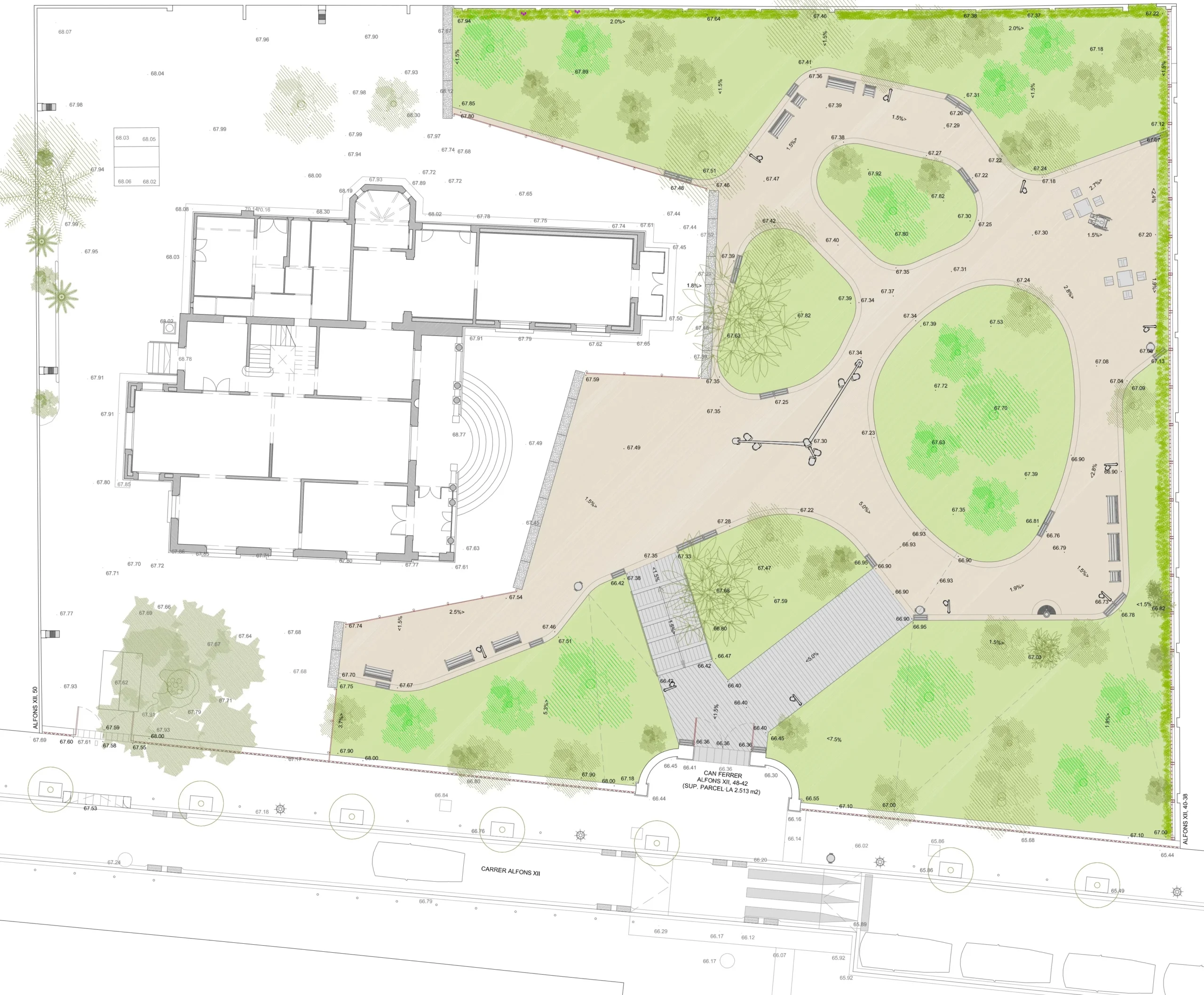 Jardins de Can Ferrer 06 Projecte de reurbanització dels Jardins de Can Ferrer